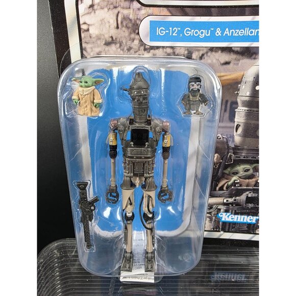 Star Wars Black Series IG-12 Grogu & Anzellans Deluxe Figure Set The Mandalorian - Picture 2 of 7